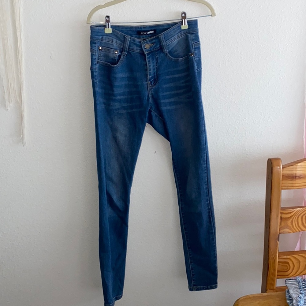 Fashion nova light wash skinny jeans